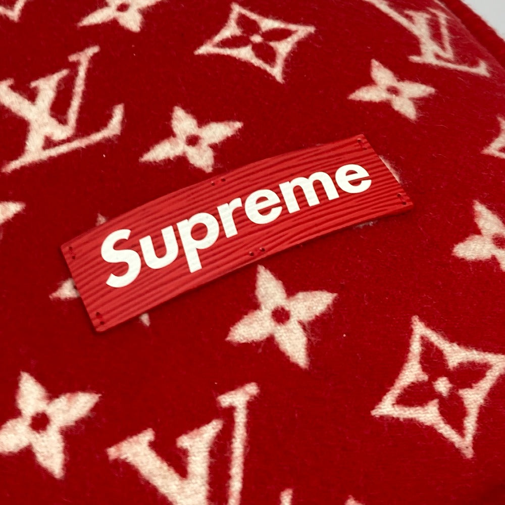 LOUIS VUITTON MP1886 シュプリーム SUPREME コラボ モノグラム ピロー 枕 インテリア クッション ウール/カシミヤ メンズ - brandshop-reference