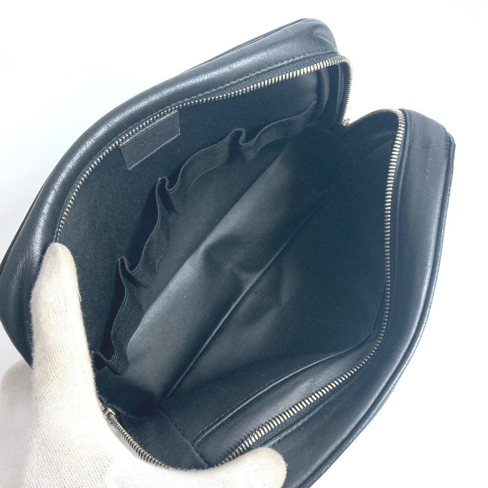 LOUIS VUITTON N23347 ダミエアンフィニ トゥルース トワレ ポーチ カバン クラッチバッグ セカンドバッグ ダミエアンフィニレザー ユニセックス オニキス ブラック - brandshop-reference