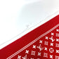 LOUIS VUITTON MP1888 シュプリーム コラボ supreme ロゴ スカーフ インテリア バンダナ コットン ユニセックス レッド - brandshop-reference