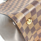 LOUIS VUITTON N41150 Damier Rivoli MM Bag, 2-Way Shoulder Bag, Tote Bag, Handbag, Damier Canvas, Women's, Ebene, Brown