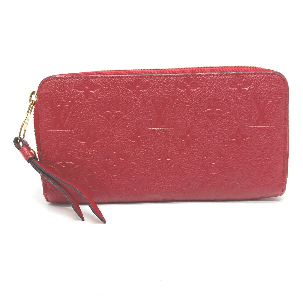 LOUIS VUITTON M61865 モノグラムアンプラント ジッピーウォレット 財布 長財布 モノグラムアンプラントレザー ユニセックス スリーズ レッド