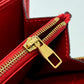 LOUIS VUITTON M61865 モノグラムアンプラント ジッピーウォレット 財布 長財布 モノグラムアンプラントレザー ユニセックス スリーズ レッド
