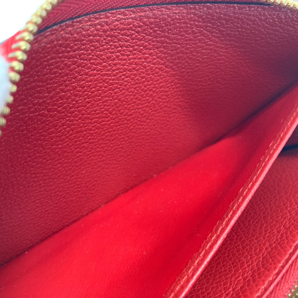 LOUIS VUITTON M61865 モノグラムアンプラント ジッピーウォレット 財布 長財布 モノグラムアンプラントレザー ユニセックス スリーズ レッド