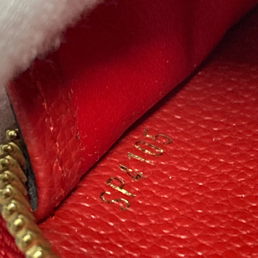 LOUIS VUITTON M61865 モノグラムアンプラント ジッピーウォレット 財布 長財布 モノグラムアンプラントレザー ユニセックス スリーズ レッド