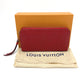 LOUIS VUITTON M61865 モノグラムアンプラント ジッピーウォレット 財布 長財布 モノグラムアンプラントレザー ユニセックス スリーズ レッド