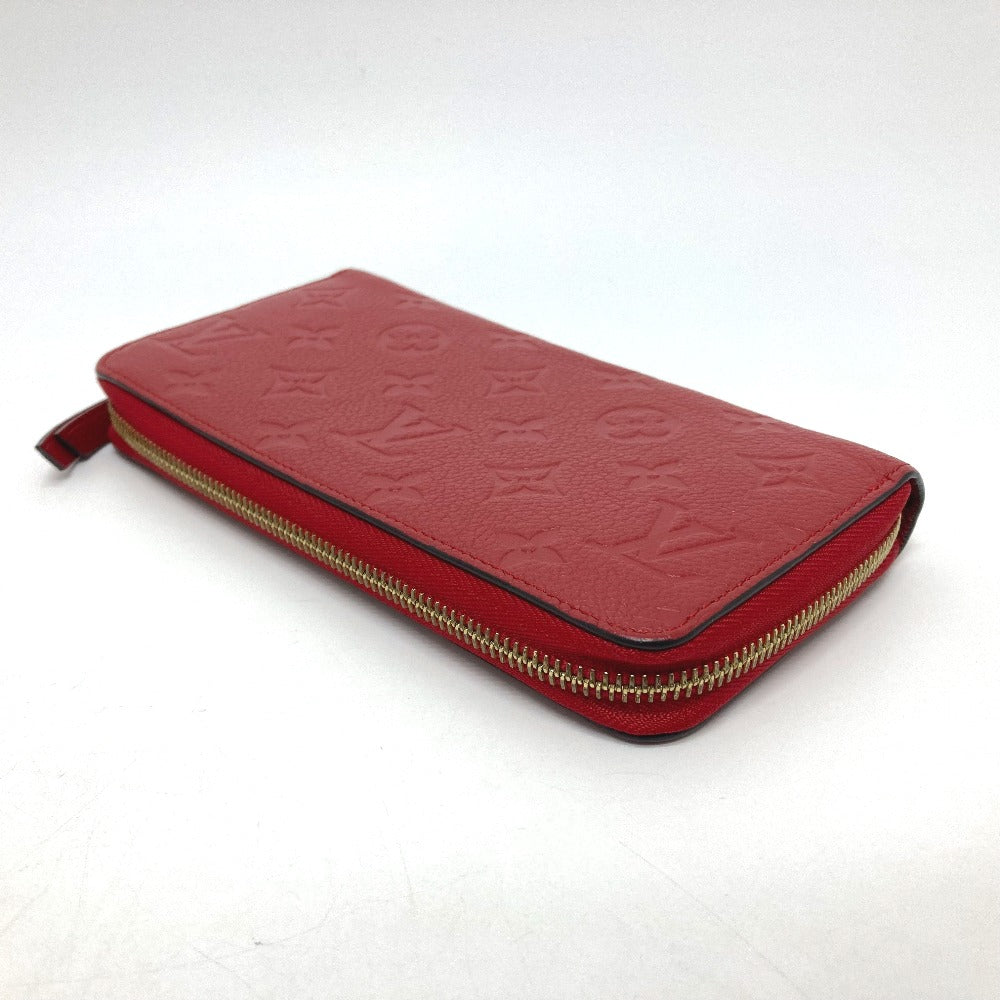 LOUIS VUITTON M61865 モノグラムアンプラント ジッピーウォレット 財布 長財布 モノグラムアンプラントレザー ユニセックス スリーズ レッド