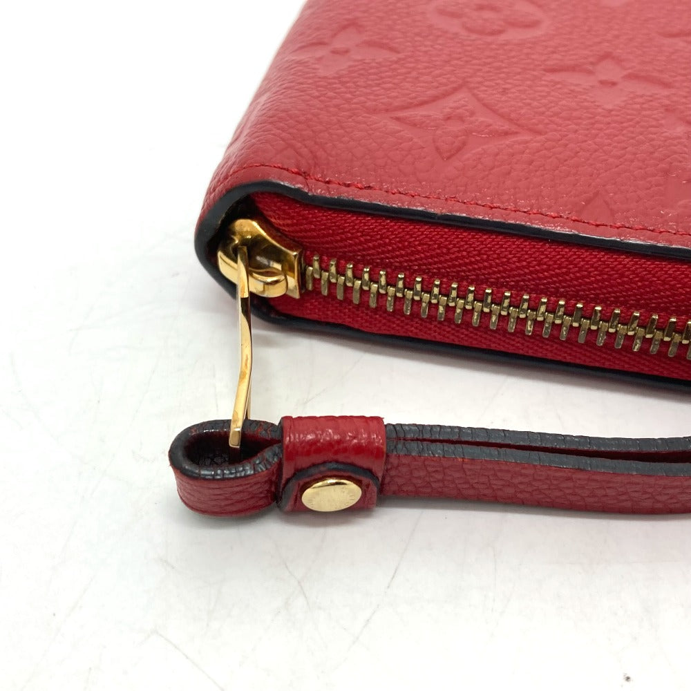 LOUIS VUITTON M61865 モノグラムアンプラント ジッピーウォレット 財布 長財布 モノグラムアンプラントレザー ユニセックス スリーズ レッド