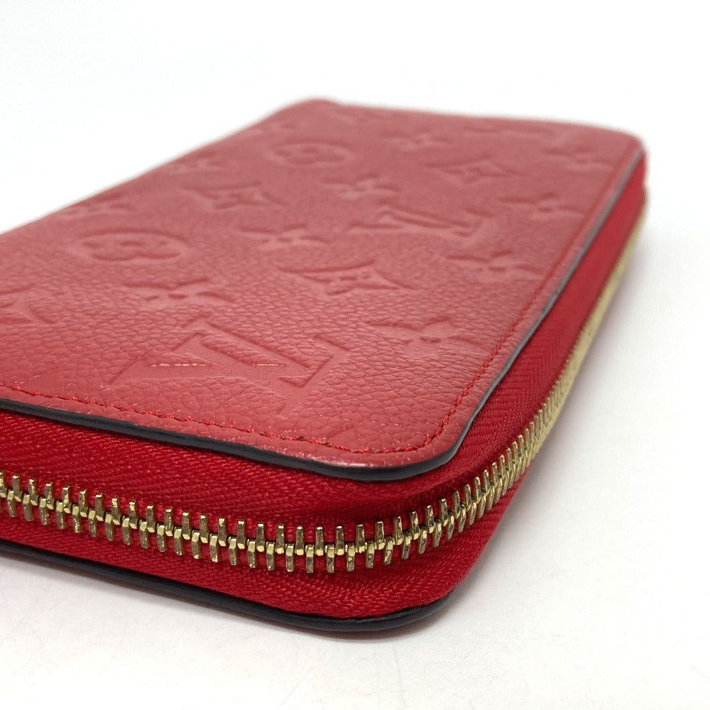 LOUIS VUITTON M61865 モノグラムアンプラント ジッピーウォレット 財布 長財布 モノグラムアンプラントレザー ユニセックス スリーズ レッド