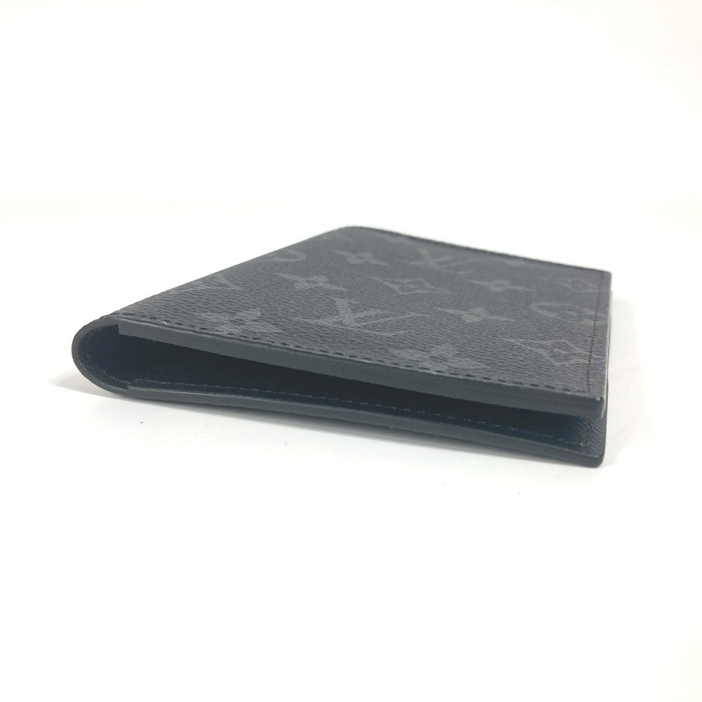 LOUIS VUITTON M64501 モノグラムエクリプス パスポートカバー クーヴェルテュール・パスポール NM パスポートケース モノグラムエクリプスキャンバス ユニセックス ブラック - brandshop-reference