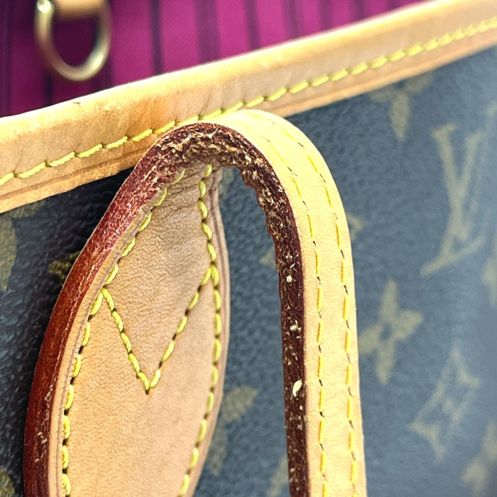 LOUIS VUITTON M41245 Never full PM Bag with pouch Tote Bag MonogramCanvas Brown Used