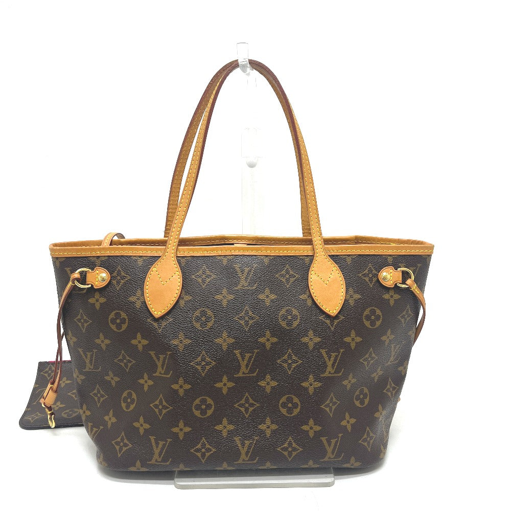 LOUIS VUITTON M41245 Never full PM Bag with pouch Tote Bag MonogramCanvas Brown Used