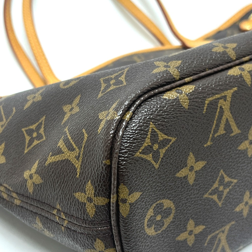 LOUIS VUITTON M41245 Never full PM Bag with pouch Tote Bag MonogramCanvas Brown Used
