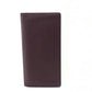 LOUIS VUITTON Portefeuille Brazza Bi-fold Long Wallet in Taurillon Leather, Men's, Bordeaux