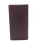 LOUIS VUITTON Portefeuille Brazza Bi-fold Long Wallet in Taurillon Leather, Men's, Bordeaux