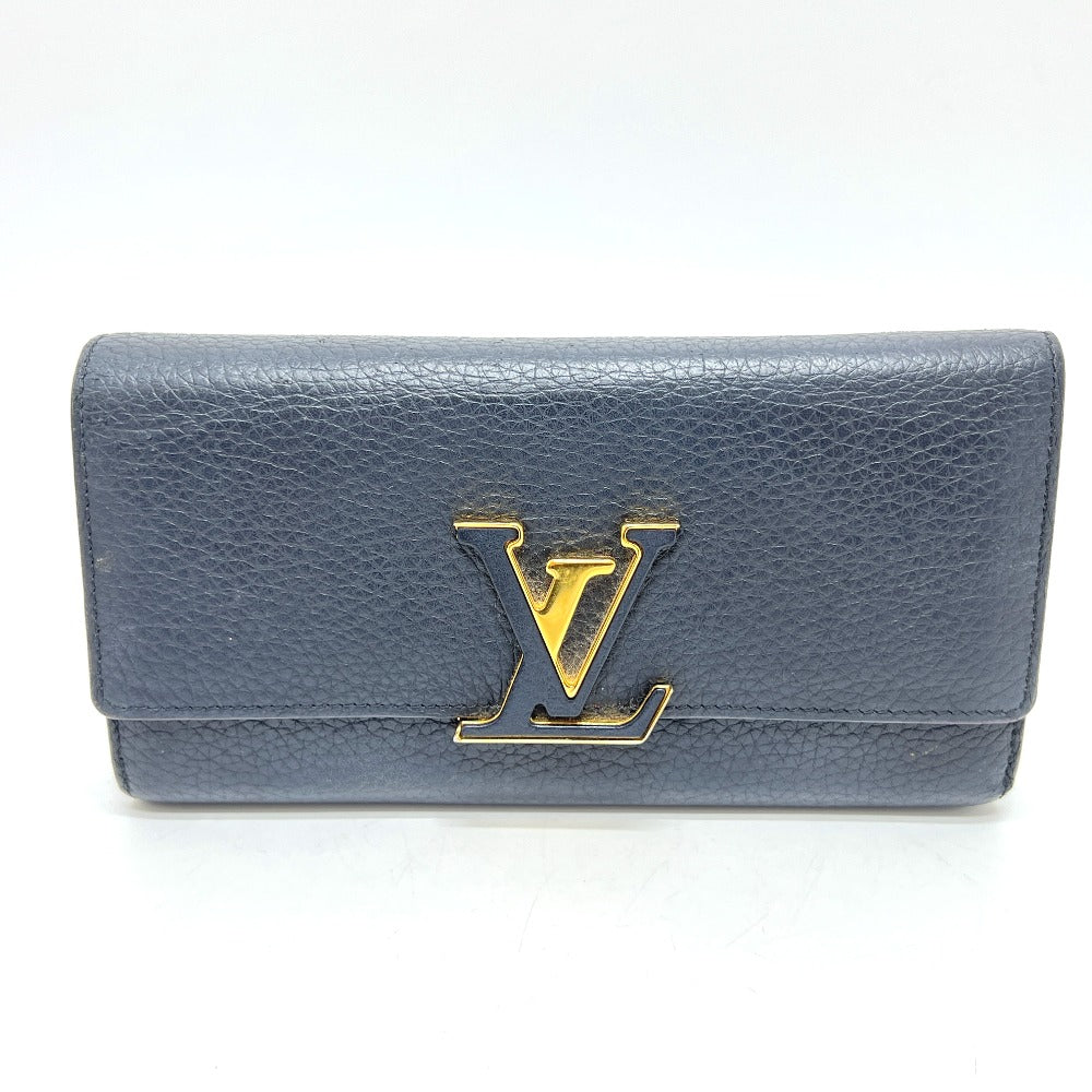 LOUIS VUITTON M61248 ポルトフォイユ・カプシーヌ 財布 ウォレット 長財布 トリヨンクレマンス レディース ノワール ブラック