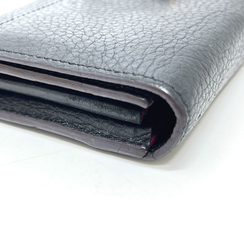 LOUIS VUITTON M61248 ポルトフォイユ・カプシーヌ 財布 ウォレット 長財布 トリヨンクレマンス レディース ノワール ブラック