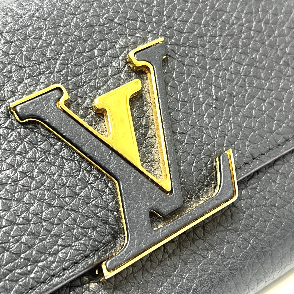LOUIS VUITTON M61248 ポルトフォイユ・カプシーヌ 財布 ウォレット 長財布 トリヨンクレマンス レディース ノワール ブラック