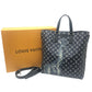LOUIS VUITTON M54127 Monogram Savannah Jake and Dinos Chapman 2WAY Tote Bag Monogram Savannah Canvas Navy Used