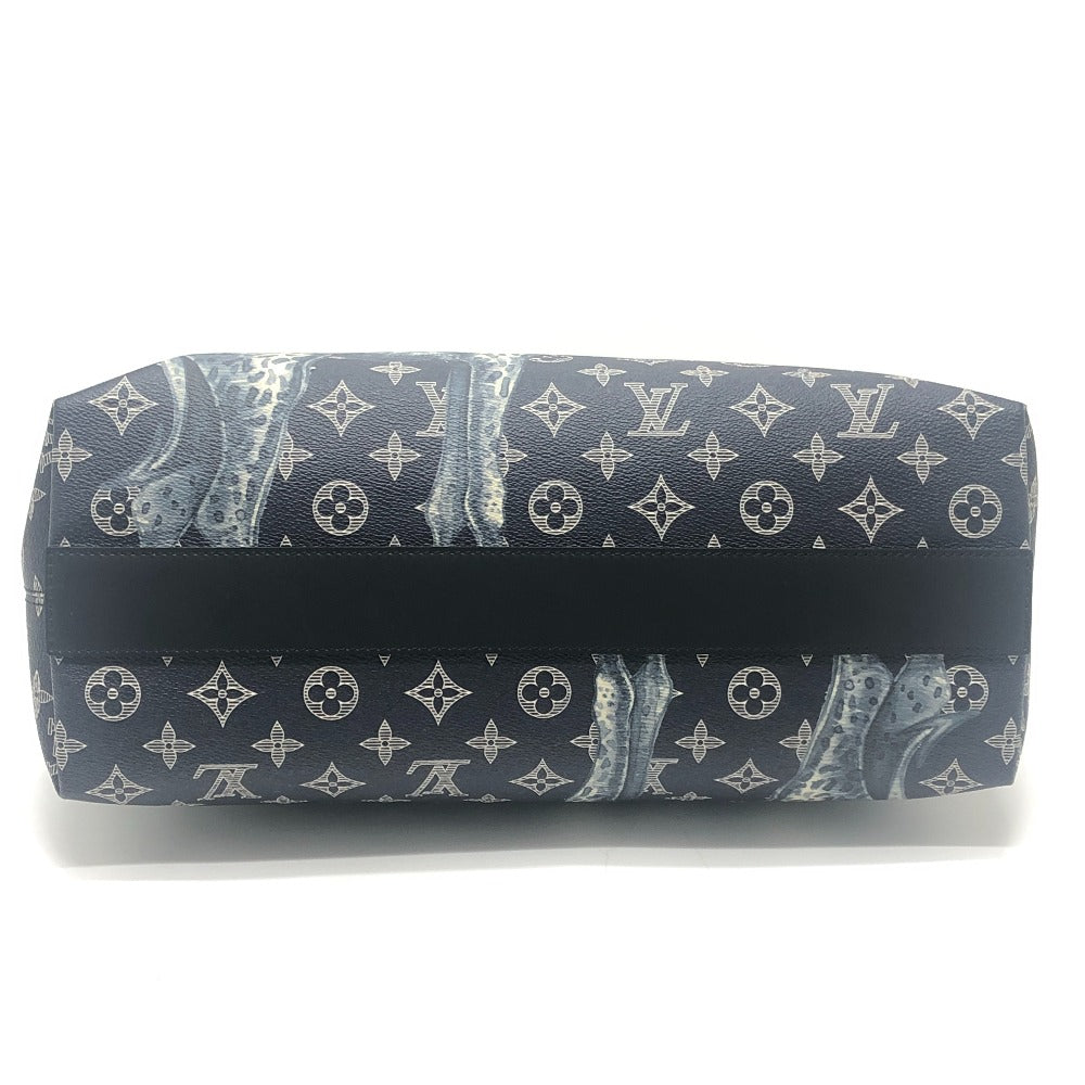 LOUIS VUITTON M54127 Monogram Savannah Jake and Dinos Chapman 2WAY Tote Bag Monogram Savannah Canvas Navy Used