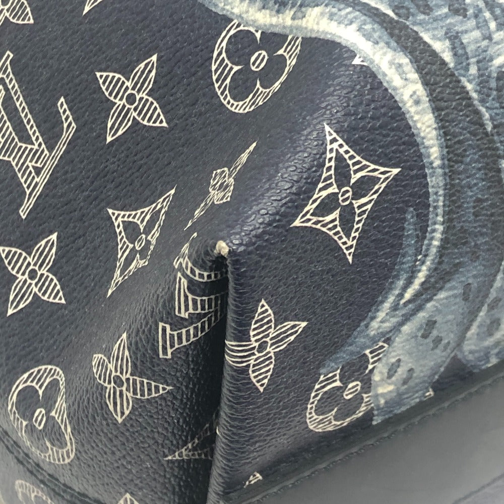 LOUIS VUITTON M54127 Monogram Savannah Jake and Dinos Chapman 2WAY Tote Bag Monogram Savannah Canvas Navy Used