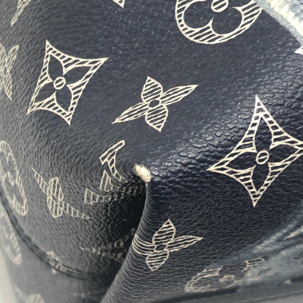 LOUIS VUITTON M54127 Monogram Savannah Jake and Dinos Chapman 2WAY Tote Bag Monogram Savannah Canvas Navy Used