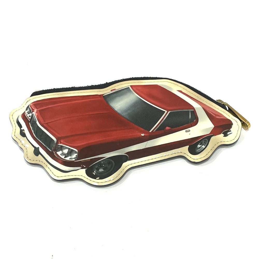 LOUIS VUITTON M50420 Vernis Sticker Porte Monnaie Voiture Wallet, Coin Purse, Patent Leather, Women's, Red