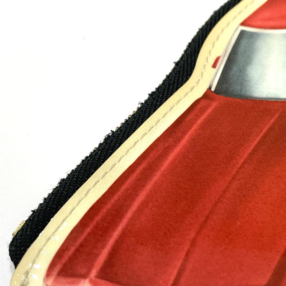LOUIS VUITTON M50420 Vernis Sticker Porte Monnaie Voiture Wallet, Coin Purse, Patent Leather, Women's, Red