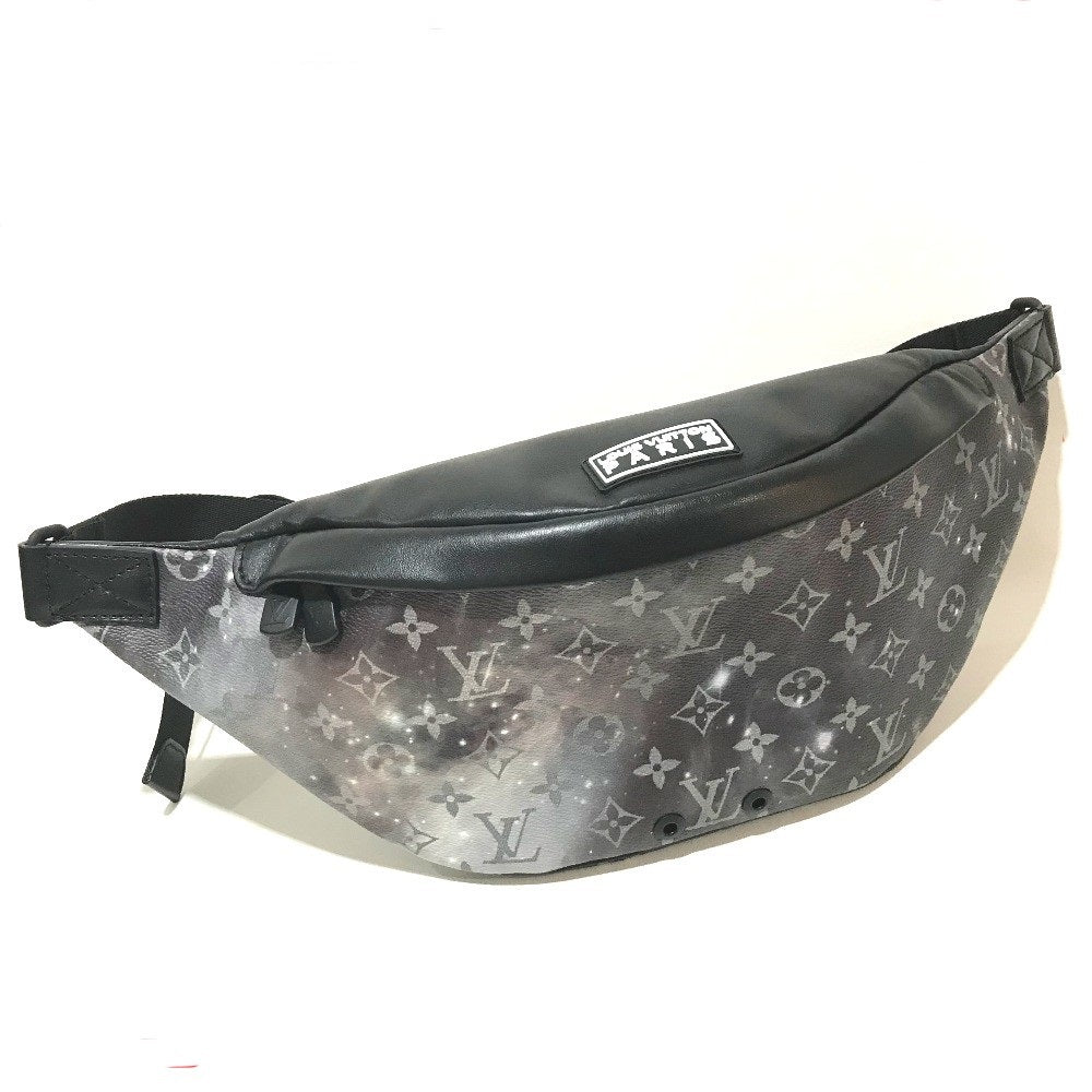 LOUIS VUITTON M44444 Monogram Galaxy Discovery Bum Bag, Waist Bag, Body Bag, Monogram Galaxy Canvas, Men's, Black