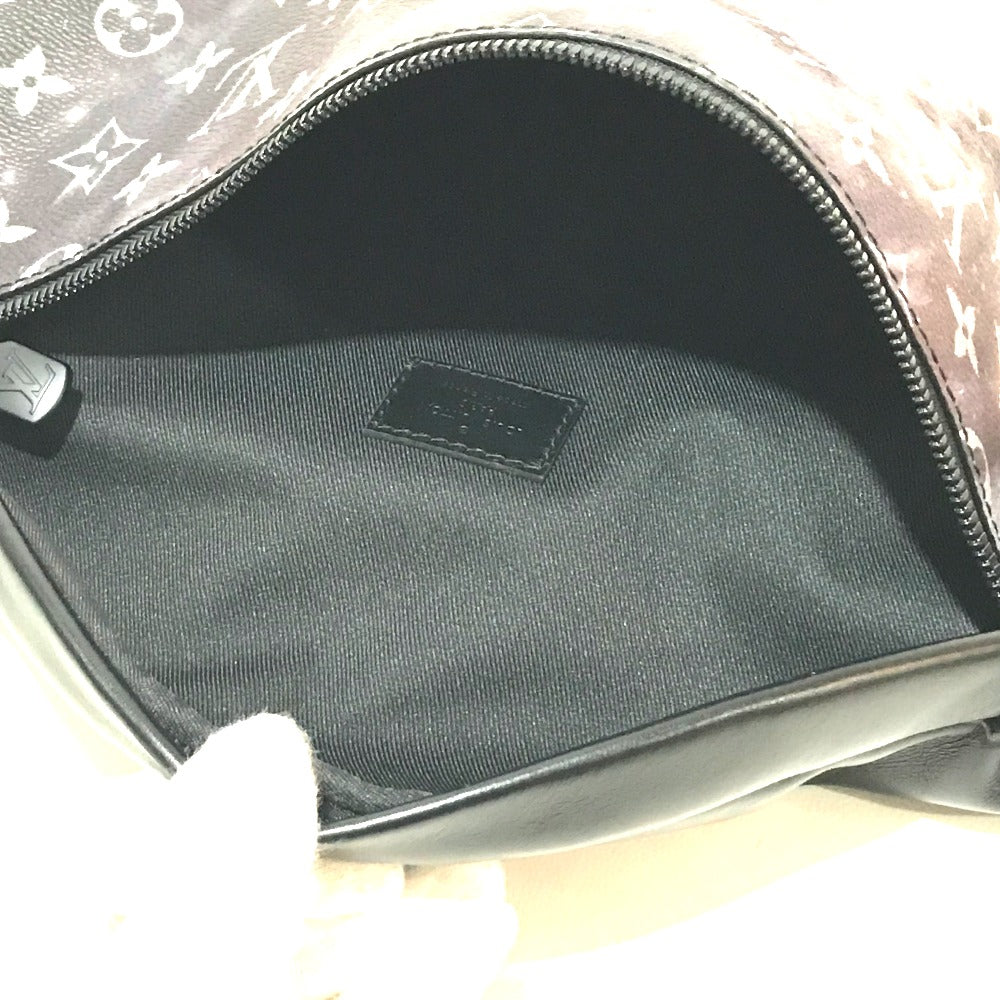 LOUIS VUITTON M44444 Monogram Galaxy Discovery Bum Bag, Waist Bag, Body Bag, Monogram Galaxy Canvas, Men's, Black