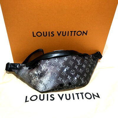 LOUIS VUITTON M44444 Monogram Galaxy Discovery Bum Bag, Waist Bag, Body Bag, Monogram Galaxy Canvas, Men's, Black