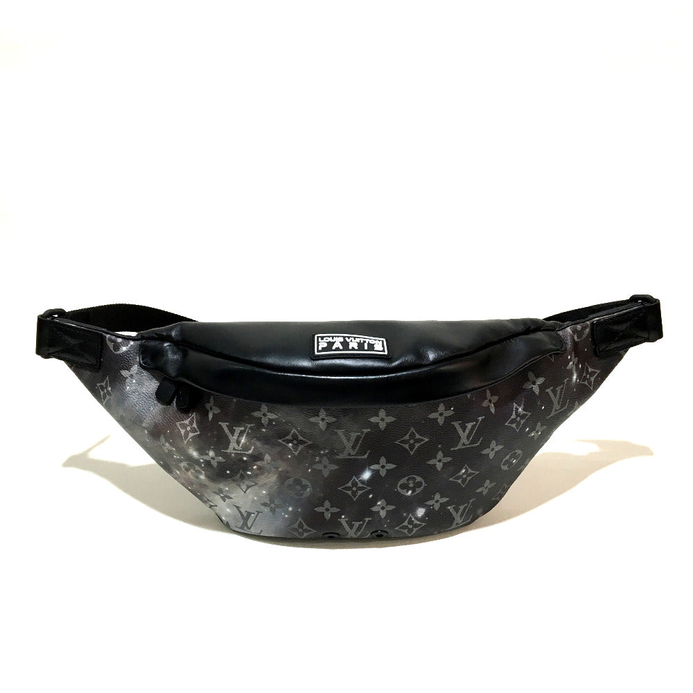 LOUIS VUITTON M44444 Monogram Galaxy Discovery Bum Bag, Waist Bag, Body Bag, Monogram Galaxy Canvas, Men's, Silver and Black