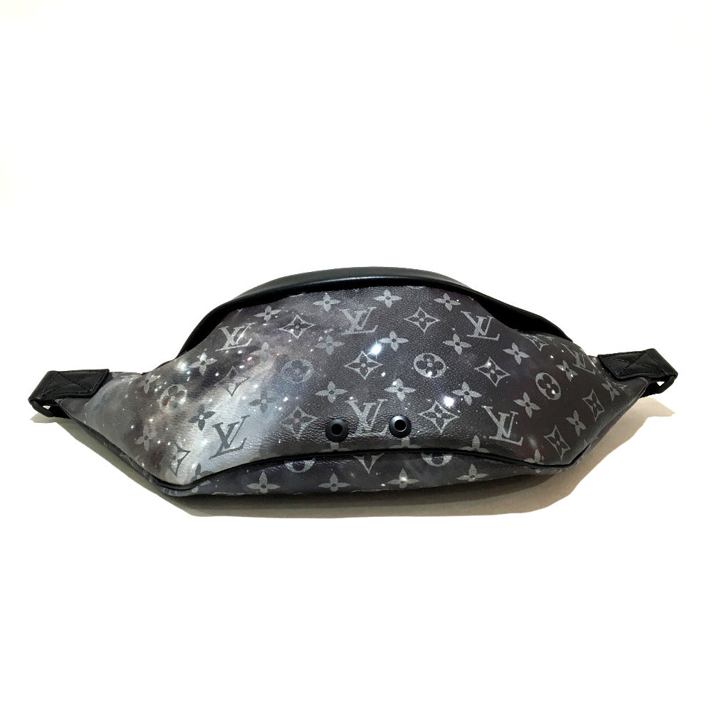 LOUIS VUITTON M44444 Monogram Galaxy Discovery Bum Bag, Waist Bag, Body Bag, Monogram Galaxy Canvas, Men's, Silver and Black