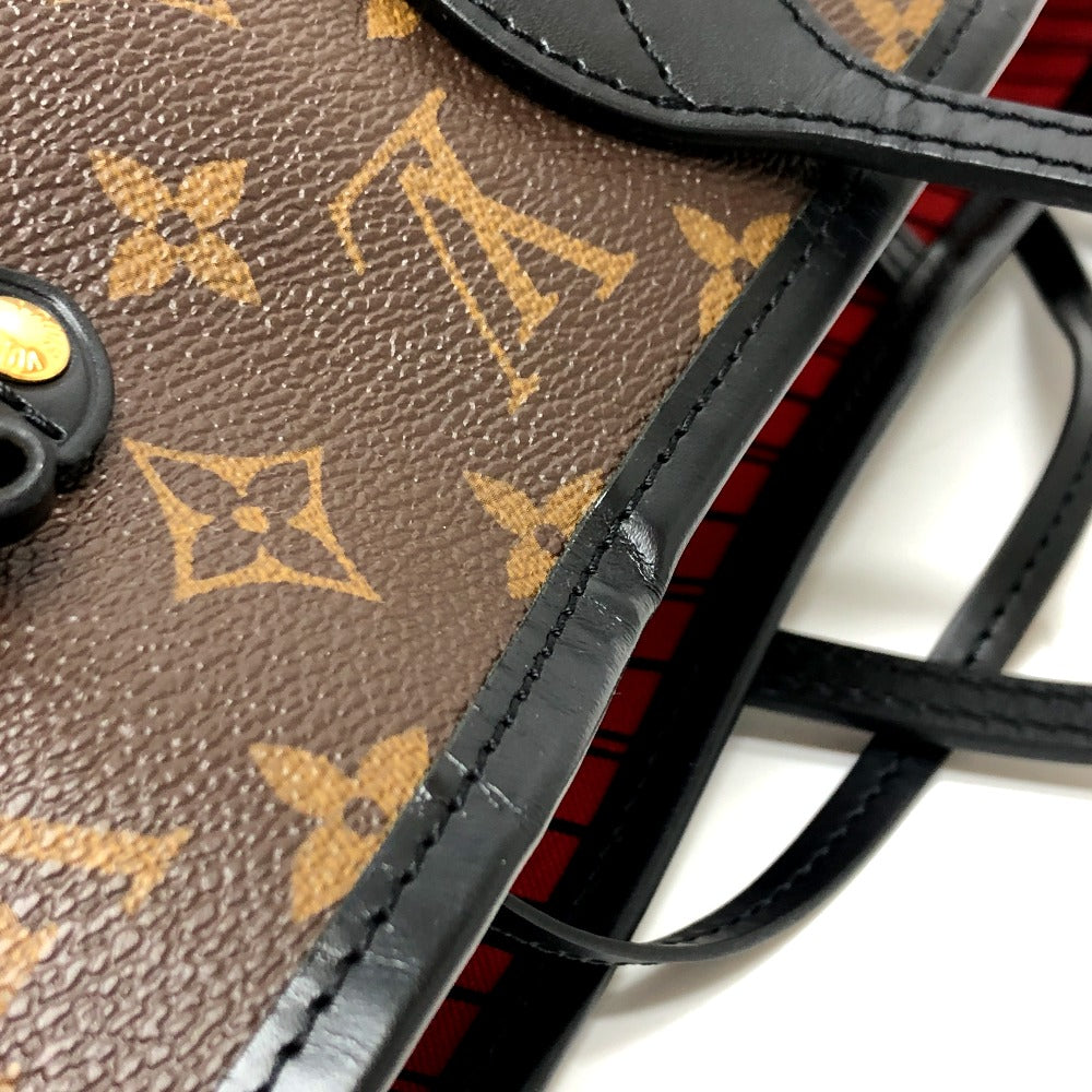 LOUIS VUITTON M42844 ワールドツアー ネヴァーフルMM ポーチ付き カバン トートバッグ バッグ ハンドバック トートバッグ モノグラムマカサーキャンバス レディース ブラウン - brandshop-reference