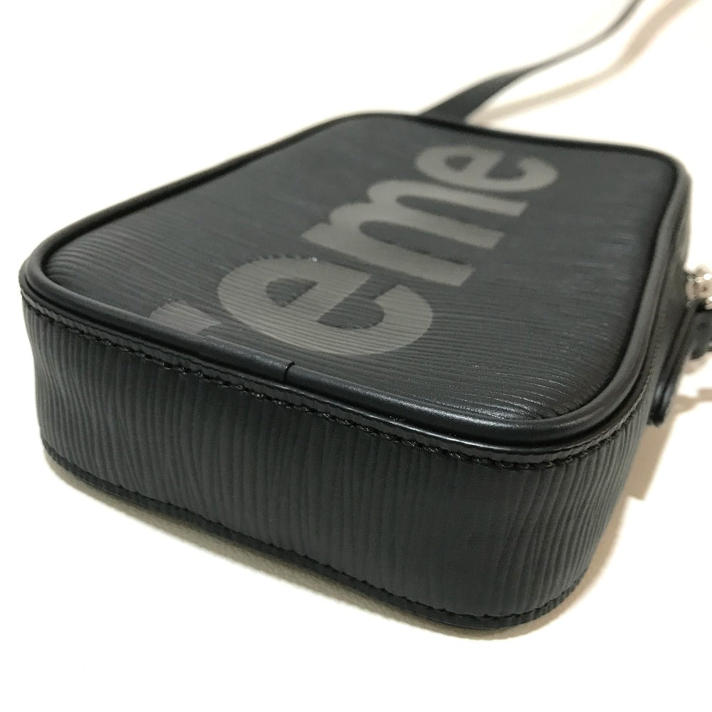 LOUIS VUITTON M54789 Pochette Danube PPM Bag, 2017 Autumn/Winter Supreme Shoulder Bag, Epi Leather, Men's, Noir Black