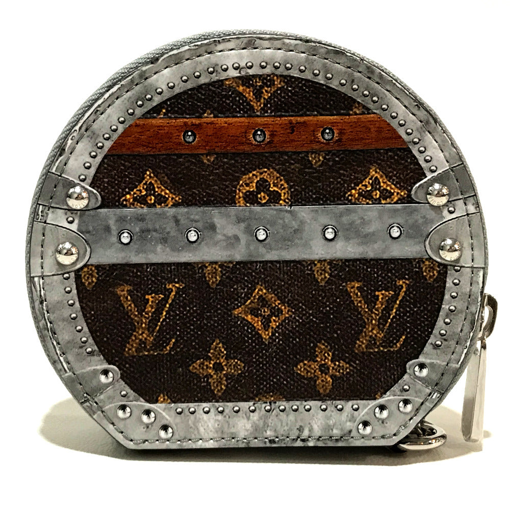 LOUIS VUITTON M63596 Transformed Monogram Micro Boite Chapeau Coin Case Wallet Key Ring Monogram Canvas Women's Brown