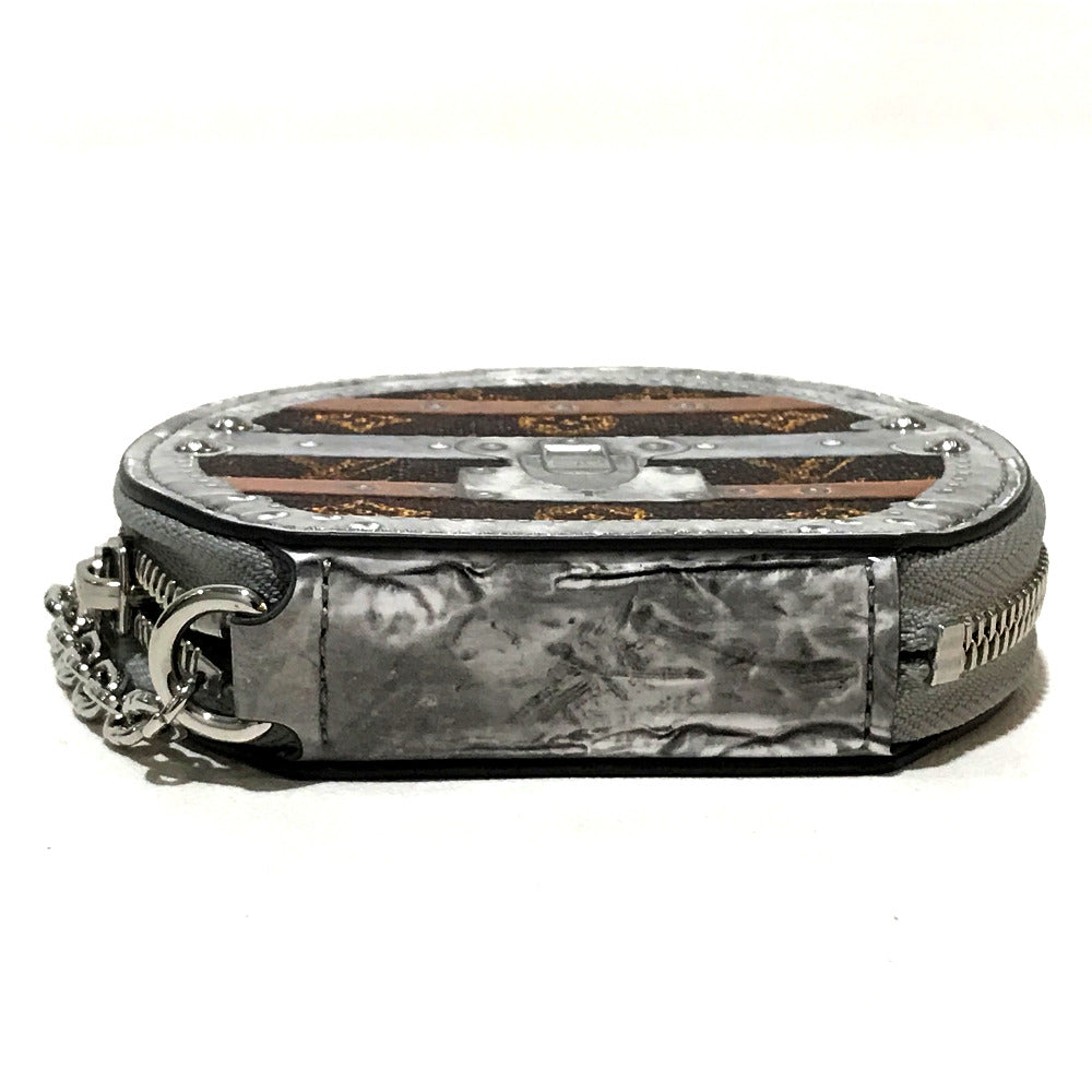 LOUIS VUITTON M63596 Transformed Monogram Micro Boite Chapeau Coin Case Wallet Key Ring Monogram Canvas Women's Brown