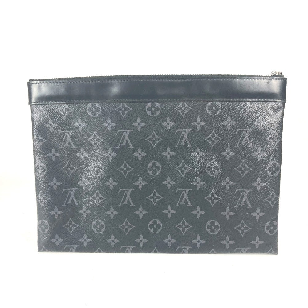LOUIS VUITTON M62291 モノグラムエクリプス ポシェット ディスカバリー カバン ポーチ セカンドバッグ クラッチバッグ モノグラムエクリプスキャンバス ユニセックス ブラック - brandshop-reference