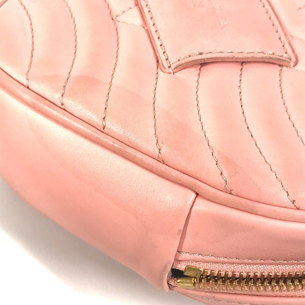 LOUIS VUITTON M53769 ニューウェーブ ハート LVロゴ 2WAYバッグ 斜め掛け カバン クラッチバッグ ポシェット ショルダーバッグ レザー レディース ピンク - brandshop-reference