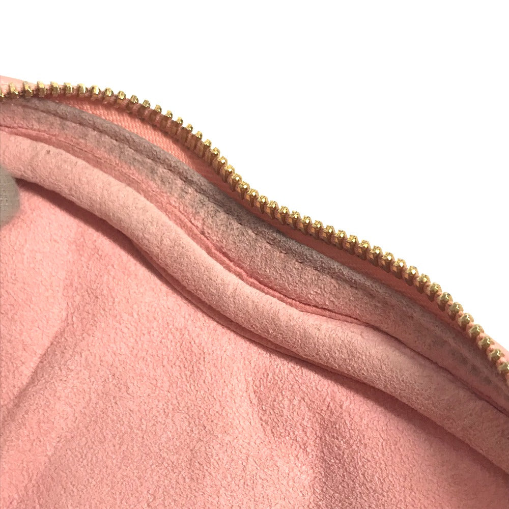 LOUIS VUITTON M53769 ニューウェーブ ハート LVロゴ 2WAYバッグ 斜め掛け カバン クラッチバッグ ポシェット ショルダーバッグ レザー レディース ピンク - brandshop-reference