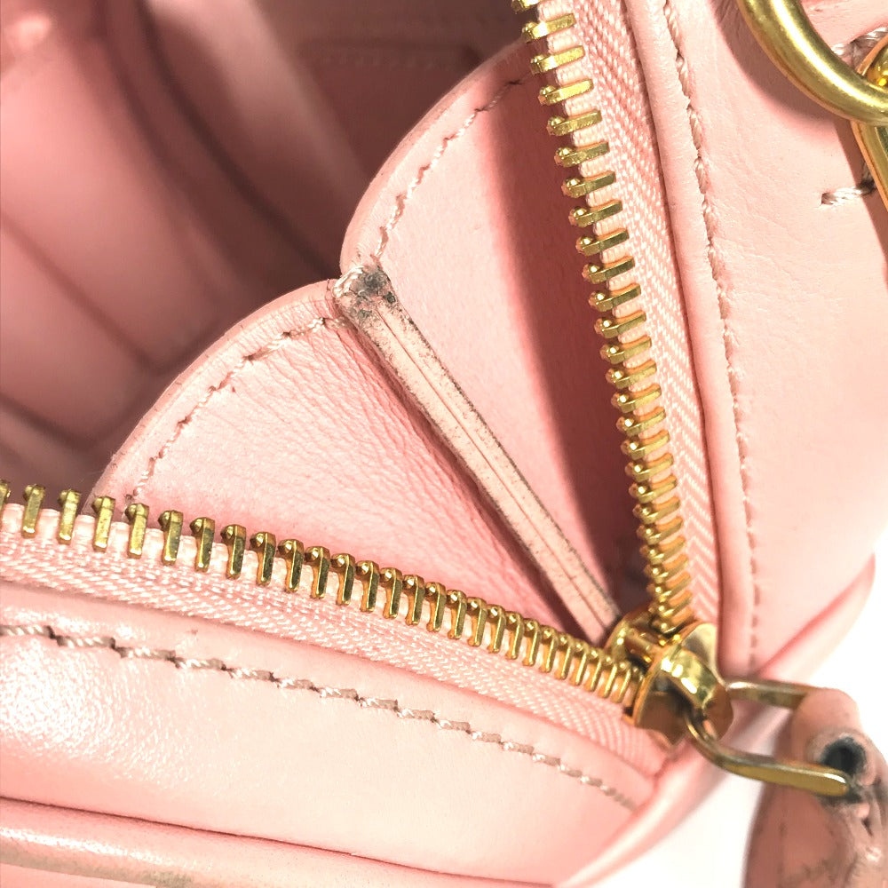 LOUIS VUITTON M53769 ニューウェーブ ハート LVロゴ 2WAYバッグ 斜め掛け カバン クラッチバッグ ポシェット ショルダーバッグ レザー レディース ピンク - brandshop-reference