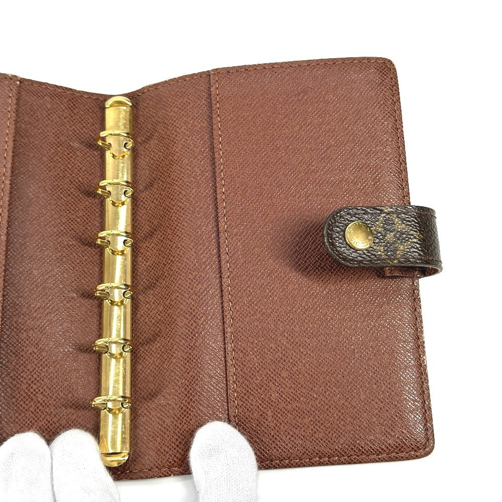 LOUIS VUITTON R20011 モノグラムパンダ 村上隆 アジェンダPM システム手帳 ステーショナリー 手帳カバー モノグラムキャンバス レディース ブラウン - brandshop-reference