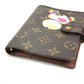 LOUIS VUITTON R20011 モノグラムパンダ 村上隆 アジェンダPM システム手帳 ステーショナリー 手帳カバー モノグラムキャンバス レディース ブラウン - brandshop-reference