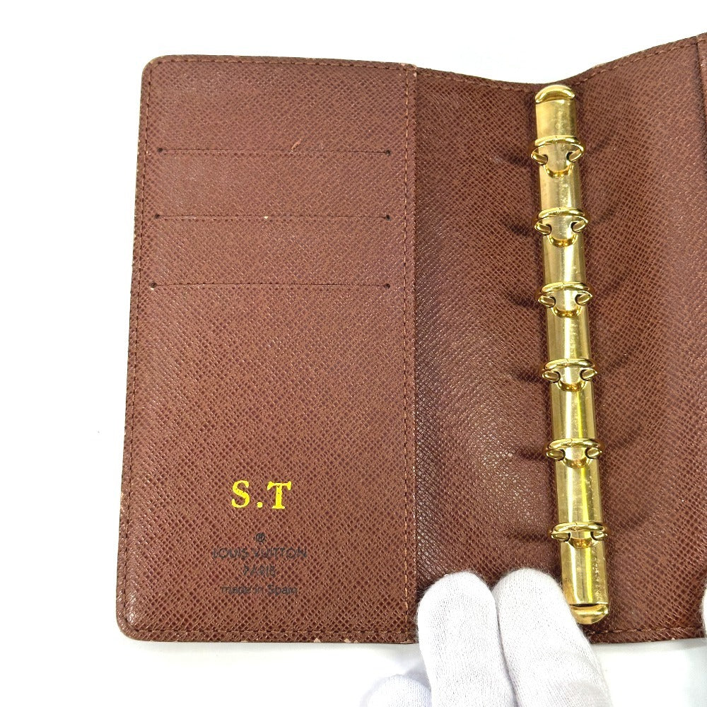 LOUIS VUITTON R20011 モノグラムパンダ 村上隆 アジェンダPM システム手帳 ステーショナリー 手帳カバー モノグラムキャンバス レディース ブラウン - brandshop-reference