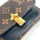 LOUIS VUITTON M62578 Monogram Portefeuille Flower Compact Compact wallet Trifold wallet MonogramCanvas Brown/Black Used