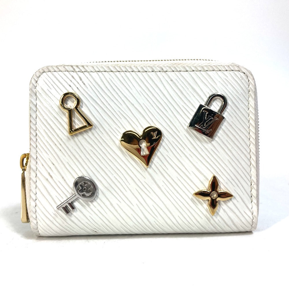 LOUIS VUITTON M63994 エピ ラブロック ジッピーコインパース 小銭入れ 財布 コインケース エピレザー レディース ブロン ホワイト