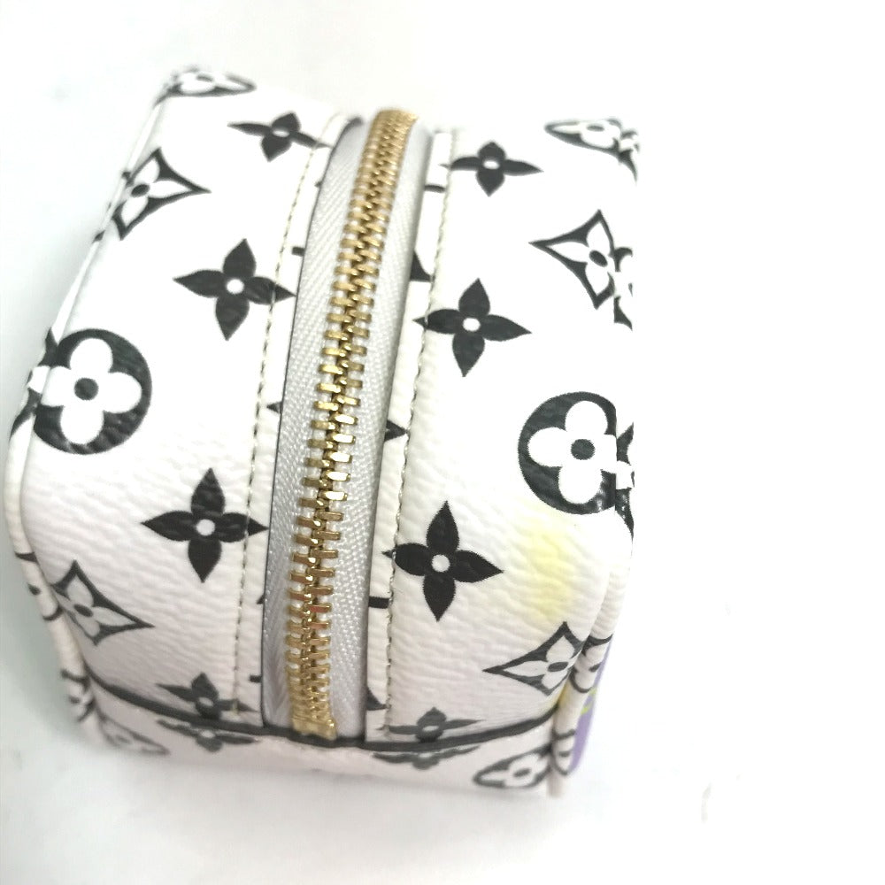 LOUIS VUITTON M67669 Monogram Giant Porte Monnaie Cube Pouch Canvas Women's Yellow