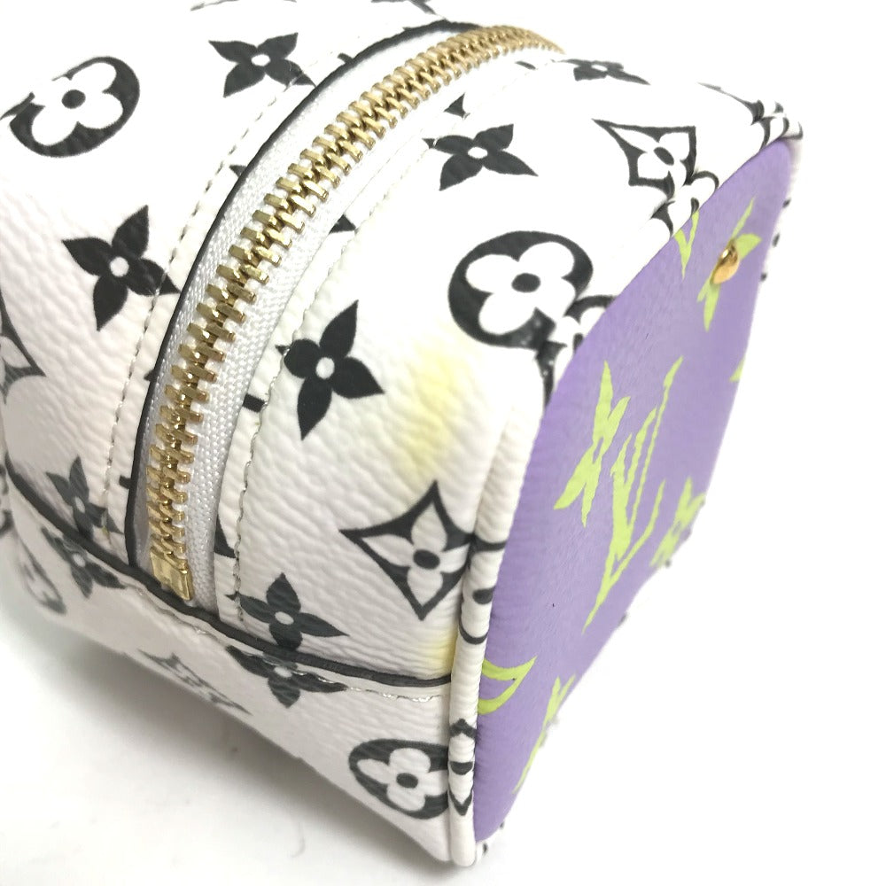 LOUIS VUITTON M67669 Monogram Giant Porte Monnaie Cube Pouch Canvas Women's Yellow