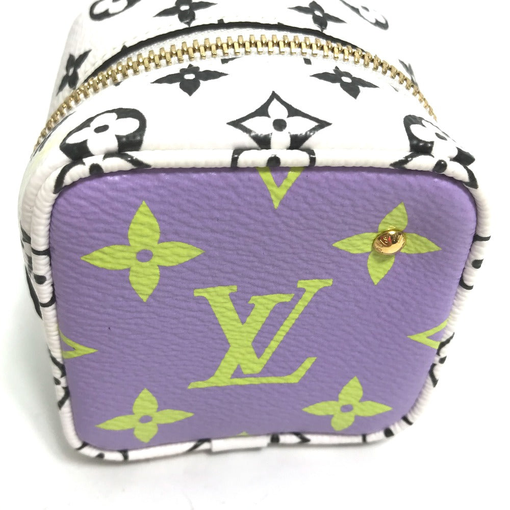 LOUIS VUITTON M67669 Monogram Giant Porte Monnaie Cube Pouch Canvas Women's Yellow