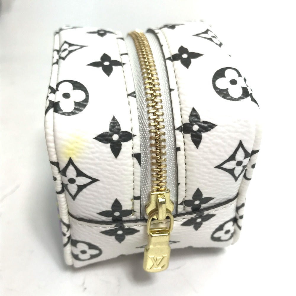 LOUIS VUITTON M67669 Monogram Giant Porte Monnaie Cube Pouch Canvas Women's Yellow