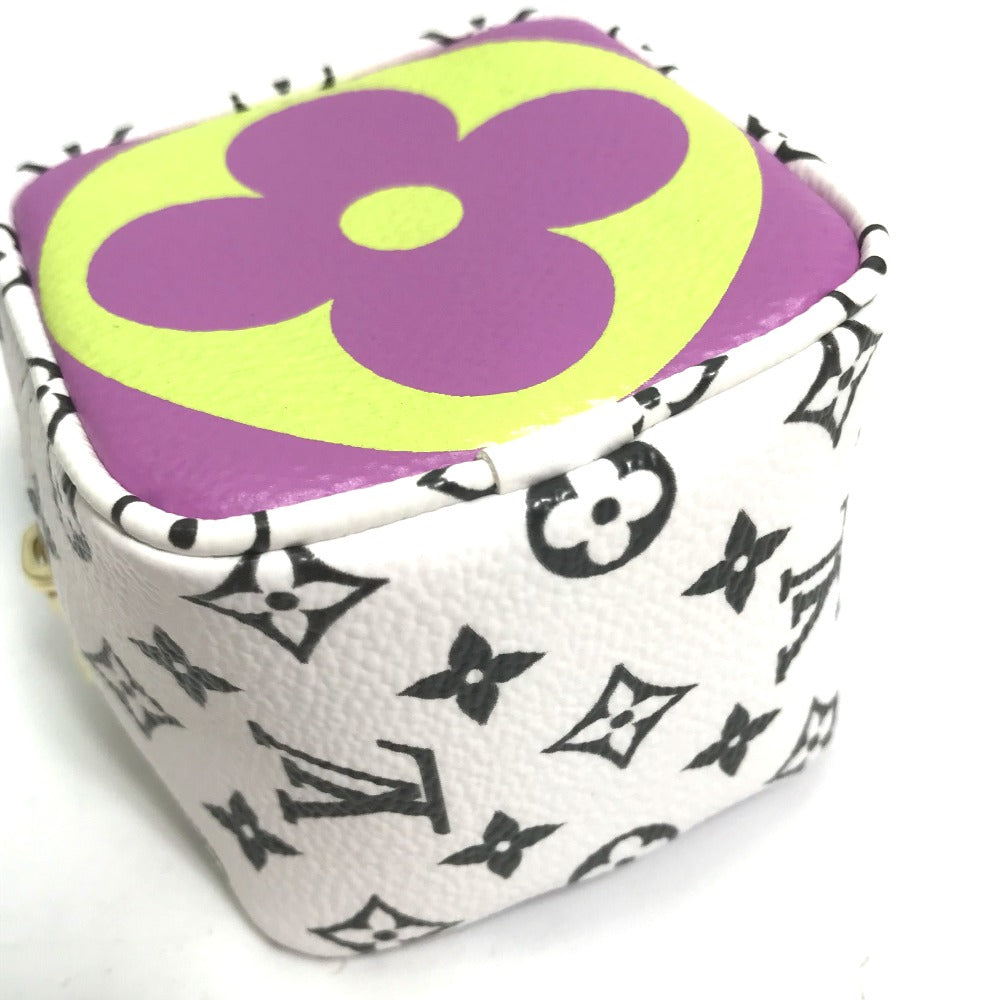 LOUIS VUITTON M67669 Monogram Giant Porte Monnaie Cube Pouch Canvas Women's Yellow